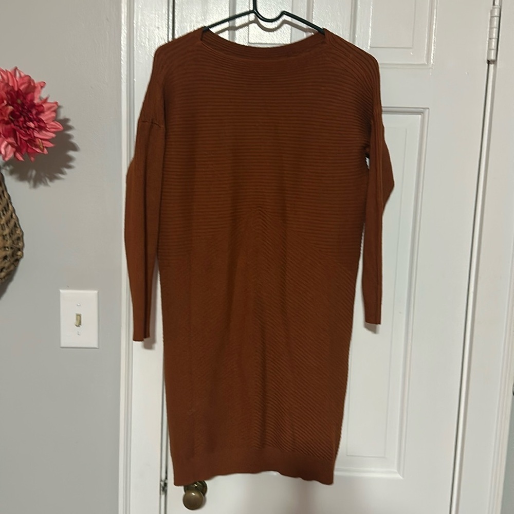 Knitted sweater dress